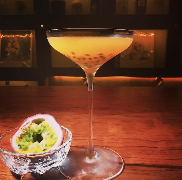 Passion fruit cocktail
